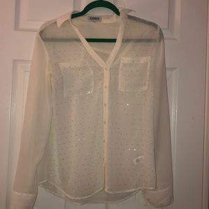 Sheer White Blouse